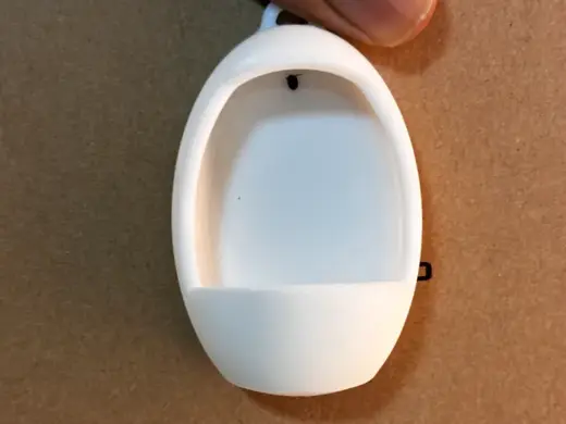 Urinal Keychain Incl. Drain & Flush