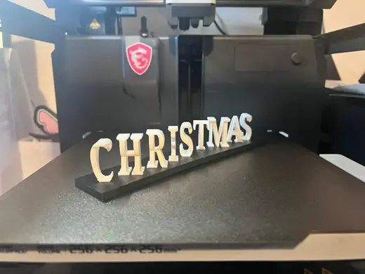 double sided merry christmas dual name