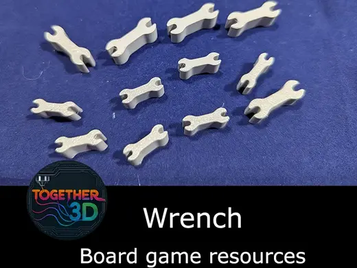 Wrench - board game resource token