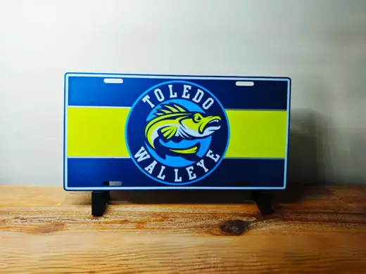 Team Licence Plate - Toledo Walleye