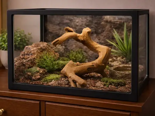 Twisty Stick, Reptile Hide, Small Critter decor
