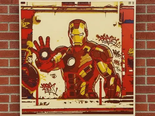 Fanart Street Art IronMan