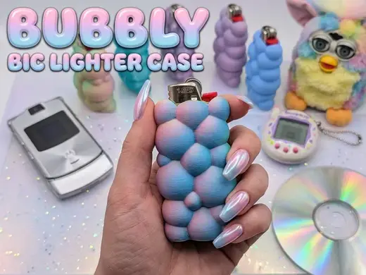Bubbly BIC Maxi J26 chunky lighter Sleeve / Case