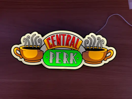Friends Central Perk Coffee Shop LED Light Box