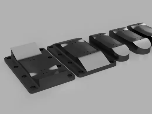Fingerboard MOLD with template 28,32,34 mm