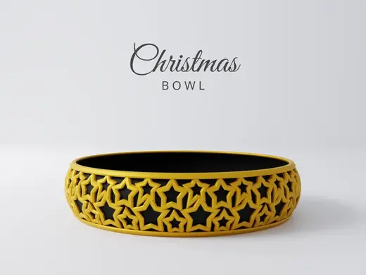 Christmas Stars Bowl