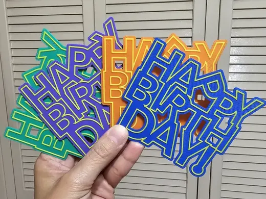 Happy Birthday Colorful Coasters
