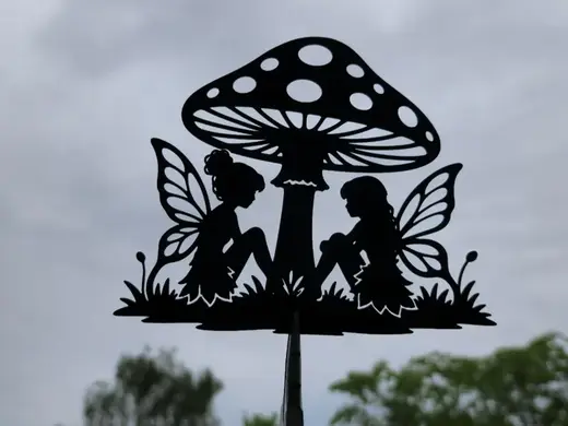 Fairy Mushroom Fantasy 2D Wall Art Decor