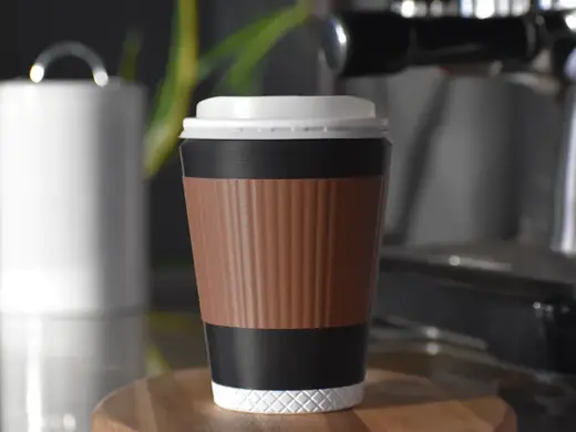 Lockable insulated cup sleeve (12 oz - 354 ml)