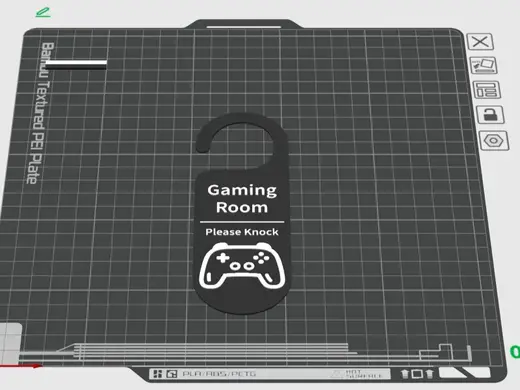 Gamig Room Sign