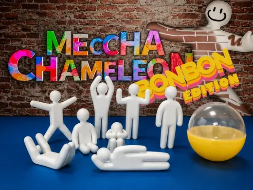 Meccha Chameleon Characters - Bonbon edition