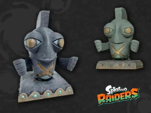 Two-fisted salmonid from Splatoon Raiders
