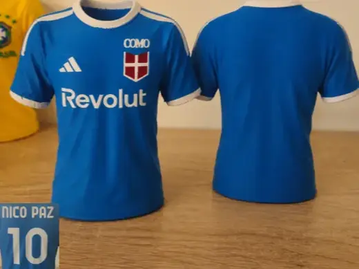 Como 2026–27 Jersey – no names and players
