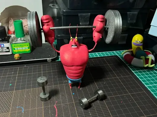 Spongebob 海绵宝宝虾霸拼装手办