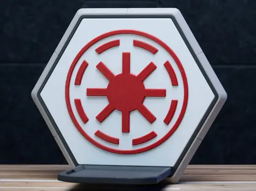 Galactic Republic Backer Plate for Modular Display