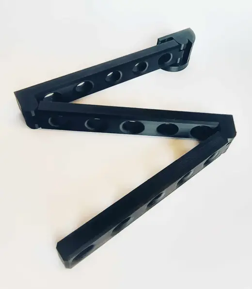 Foldable clothes hanger / dryer (print in place)