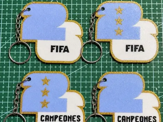 LLAVERO MUNDIAL FIFA 2026 ARGENTINA X4