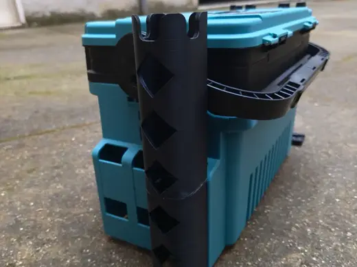 porta canna da pesca modulare per cassetta