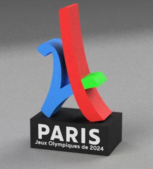 Olympic Games 2024 Trophy Logo