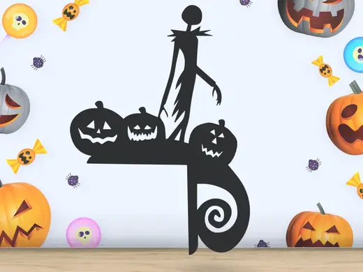 Jack Skellington- Halloween Door Corner