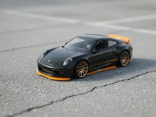 rajout carrosserie hotwheels Porsche 911 carrera