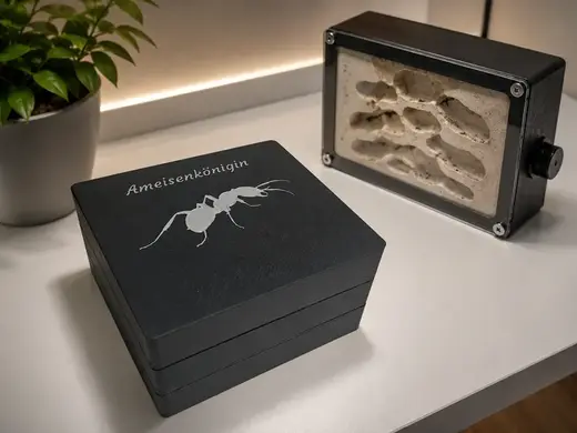 Reagenzglas Kiste für Ameisenkönigin