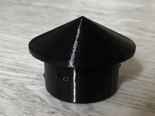 Push-Fit Round Fence Post Cap – 48 mm Cone Top