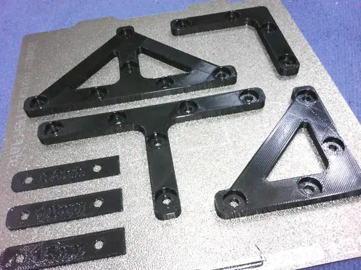 cabinet reinforcing plate カラーボックス補強 2種+プレート