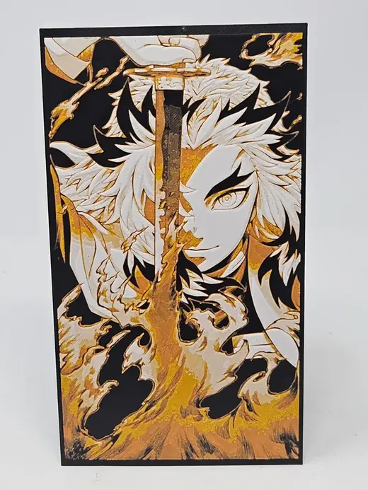 Demon Slayer Flame Hashira Rengoku Hueforge