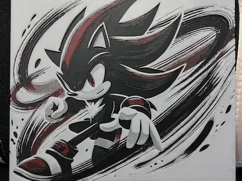 DesertRat3D - Shadow the Hedgehog HueForge