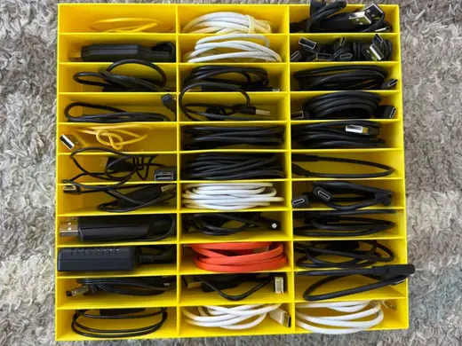 cable cord organizer holds 33