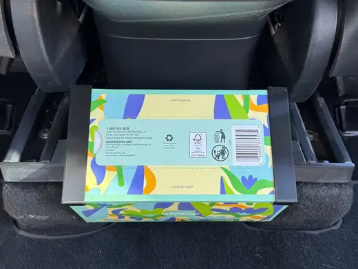 Tesla Model Y rear center tissue box holder