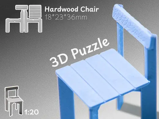 miniature chair puzzle 1:20