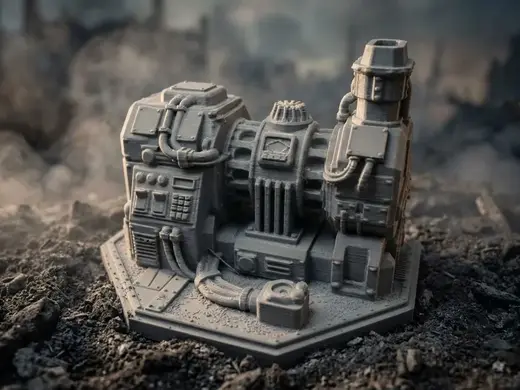 Grimdark Power Generator Industrial Sci-Fi Terrain