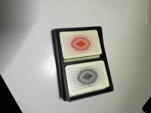 Double Deck Poker Card Box V2 – Easy-Open Lid