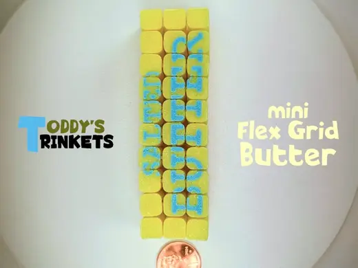 mini Flexi Grid Butter (Dairy Fidget Toy)
