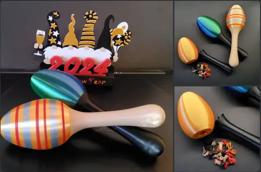 Maracas poops art ( recycle poops )