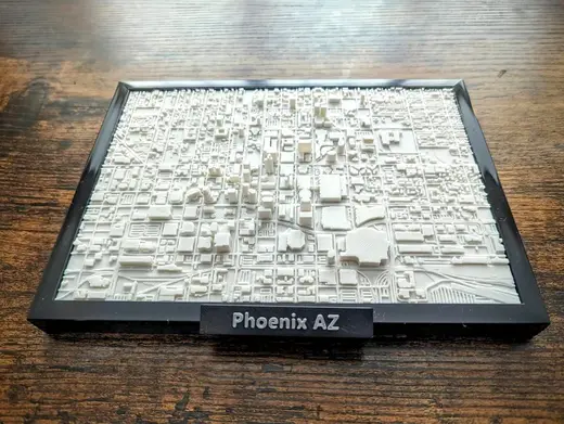 Phoenix Arizona 3D Miniature