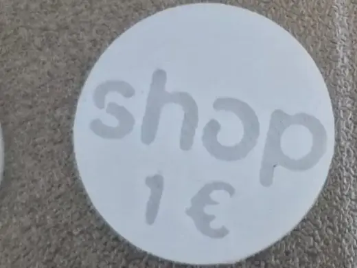 1 Euro Shopping Cart Coin