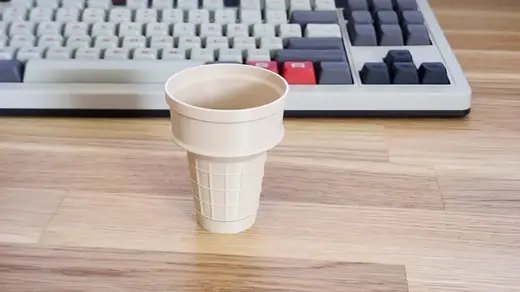 Ice cream cone pot