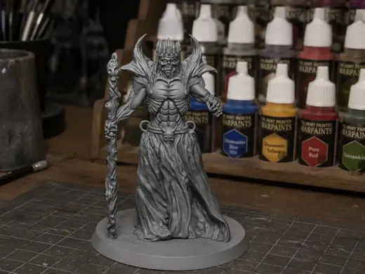 Ruined One Necromancer Miniature ( D&D, RPG, 40K )