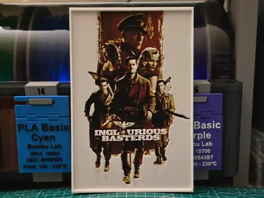 Inglourious Basterds Movie Poster - Hueforge Art