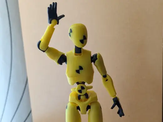 Crash Test Dummy Carbon 13 Beta Male Body