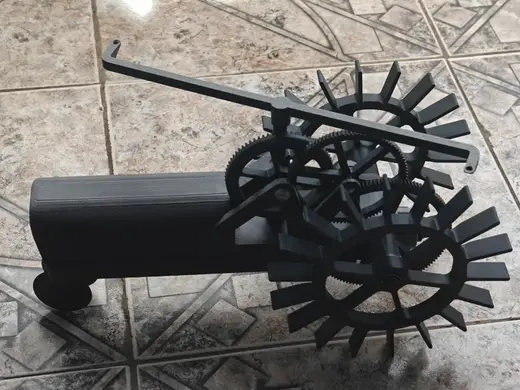 Bigger Wheels for Self Driving Tractor Sprinkler