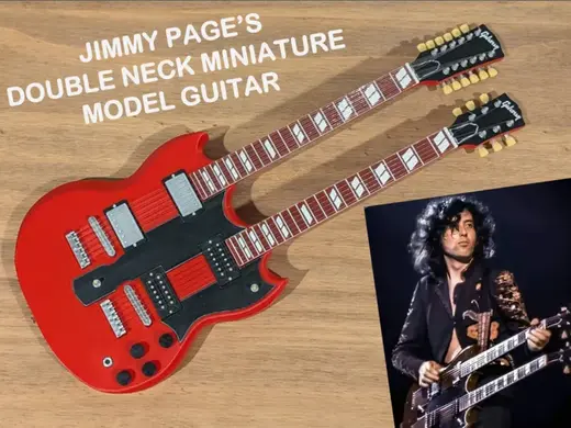 Jimmy Page's Double Neck Guitar Model