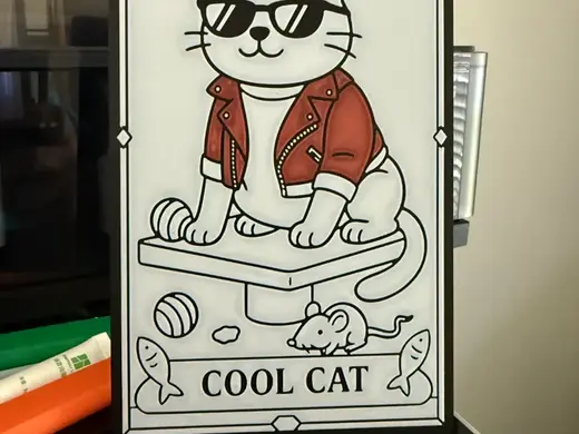 Cool Cat Tarot Card