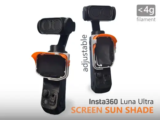 Adjustable Screen Sun Shade | Insta360 Luna Ultra