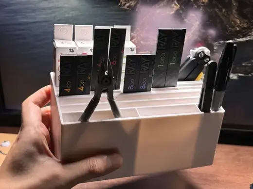 模型打磨工具收纳盒-模型搓板收纳盒