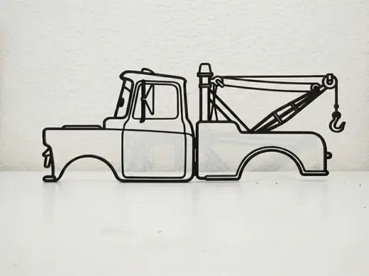 Tow Mater Cars Wall Art