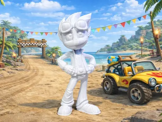 Rez - Beach Buggy Racing - Game